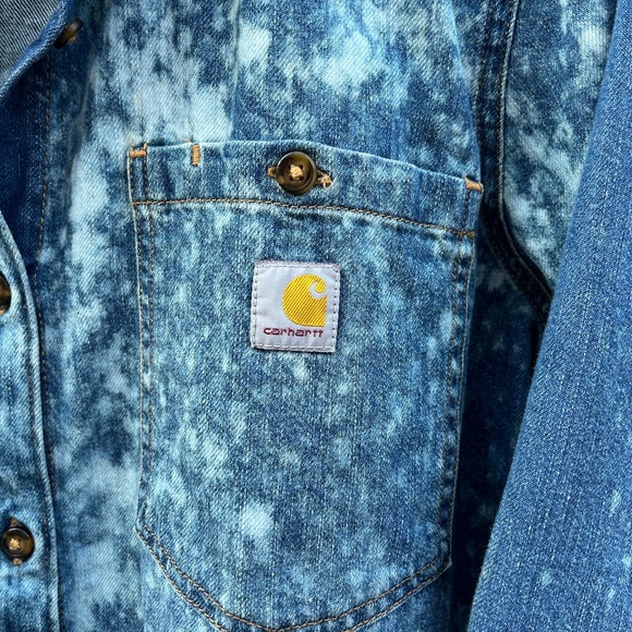Carhartt Denim Acid Wash Shacket - Picture 3 of 9